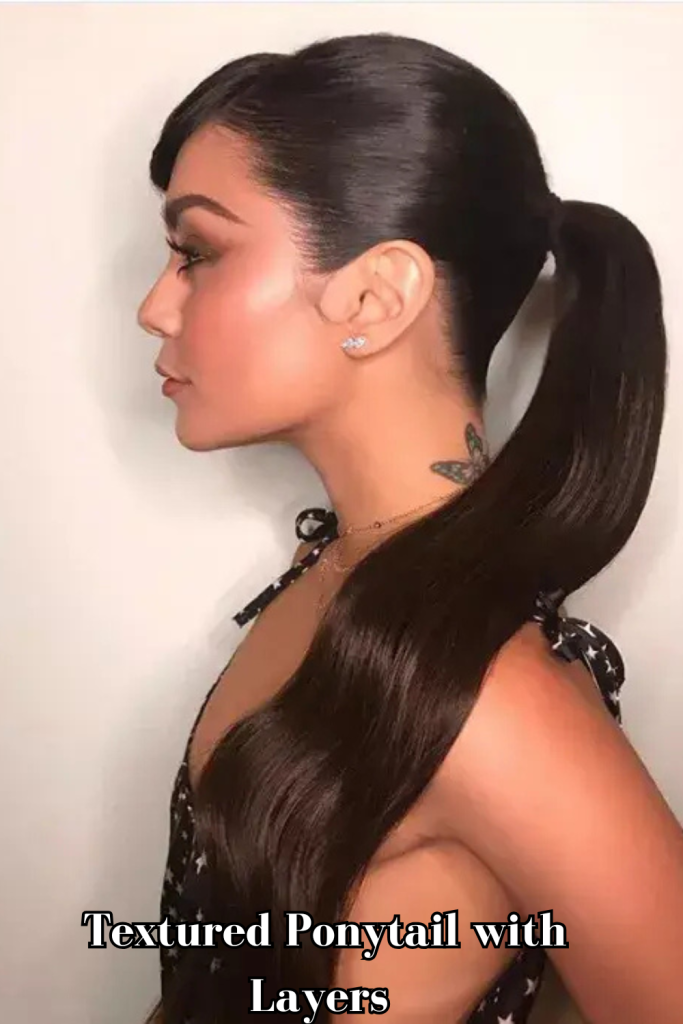 Textured Ponytail with Layers