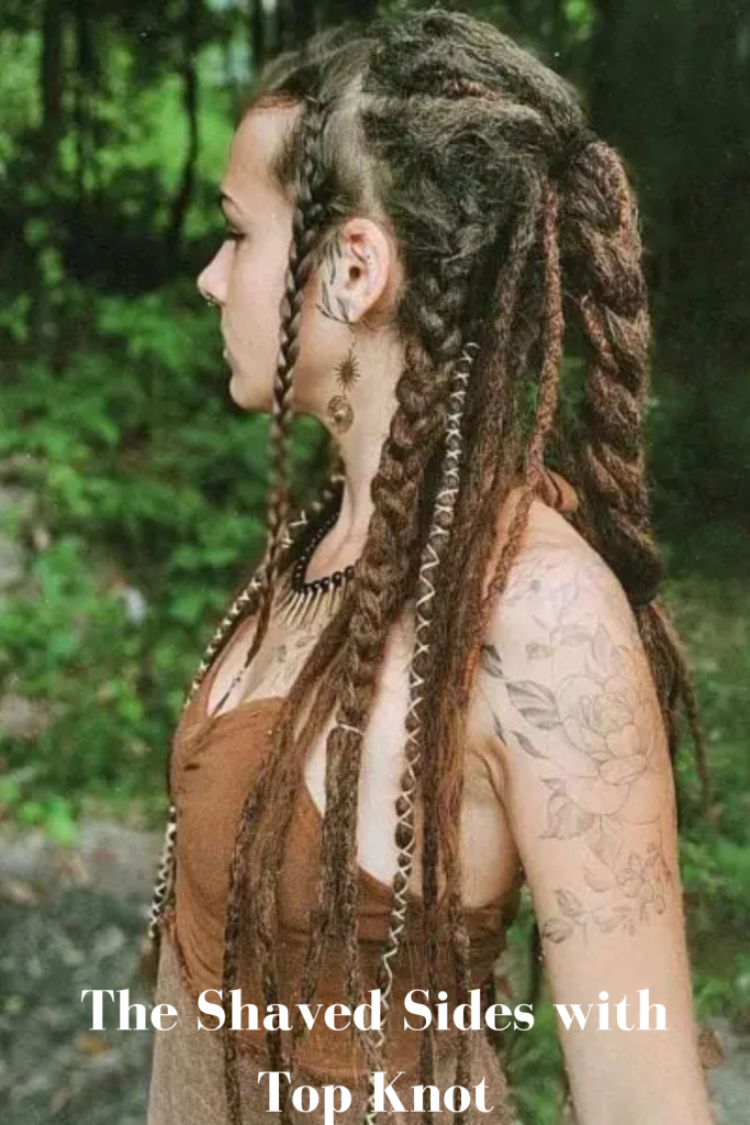 The Shaved Sides with Top Knot