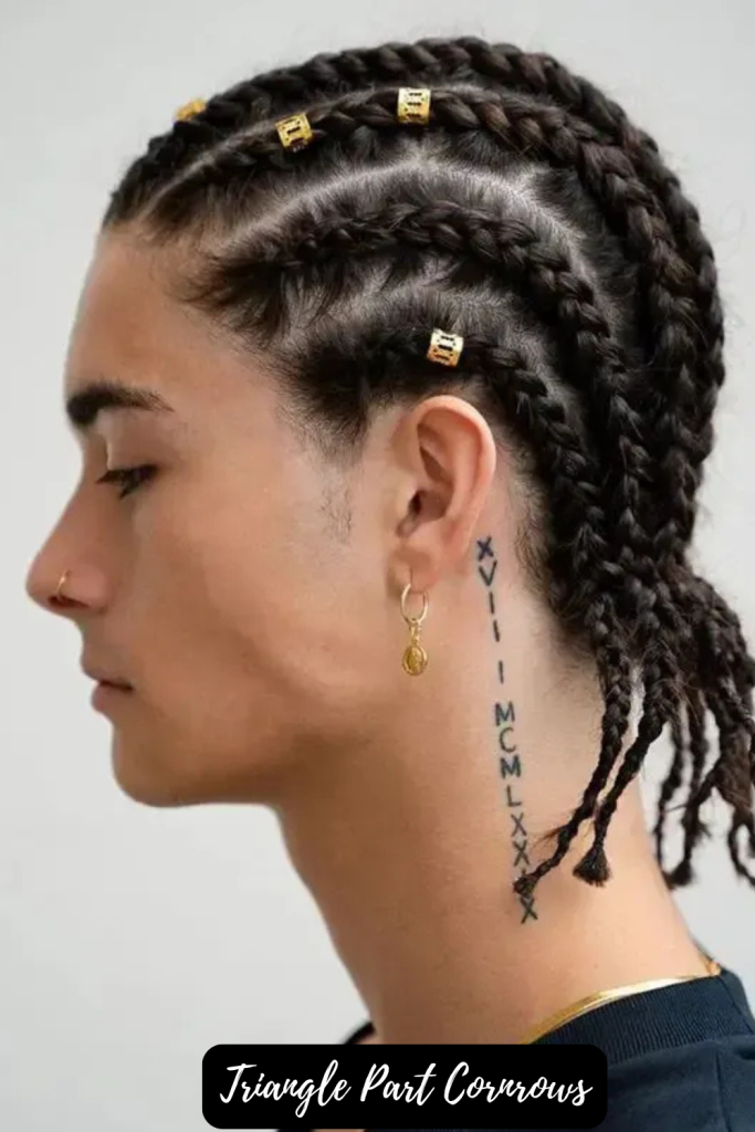 Triangle Part Cornrows