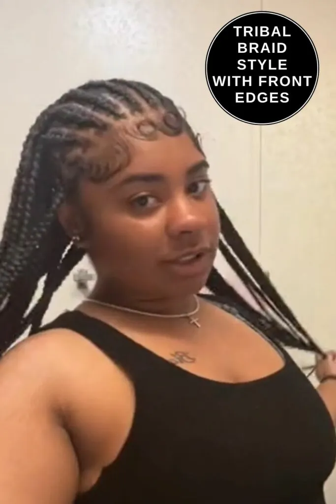 Tribal Braid Style with Front Edges