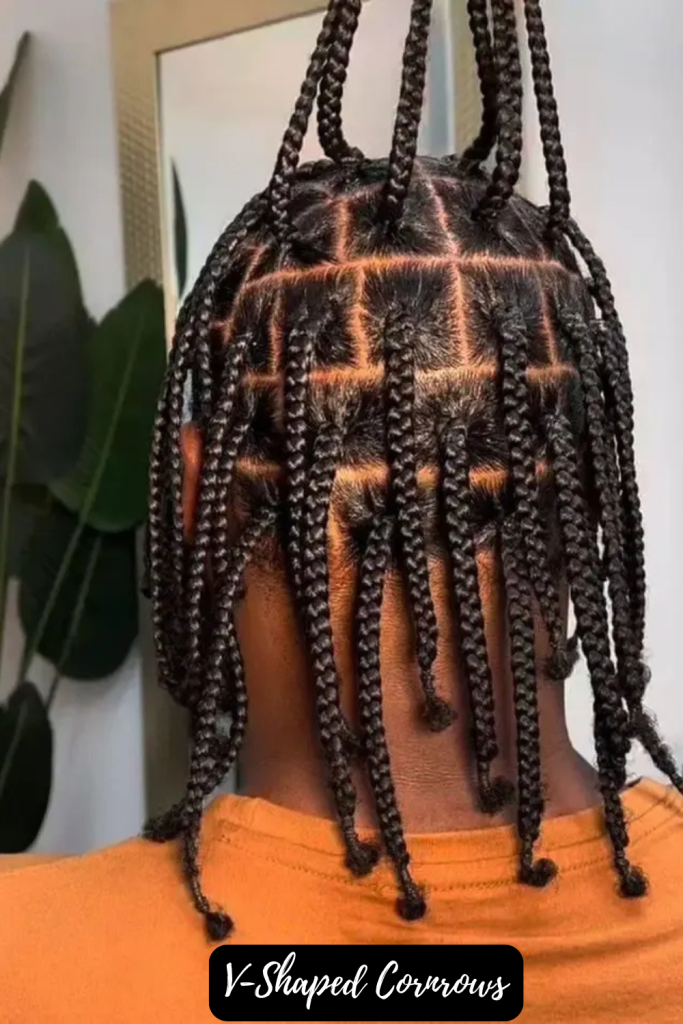 V-Shaped Cornrows