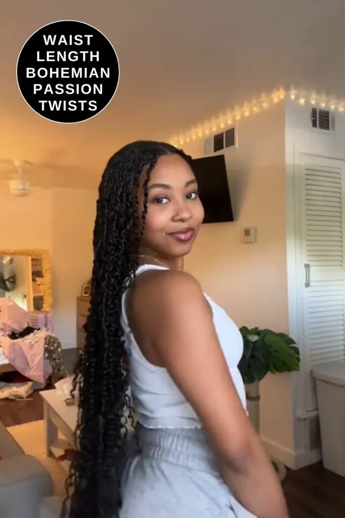Waist Length Twists