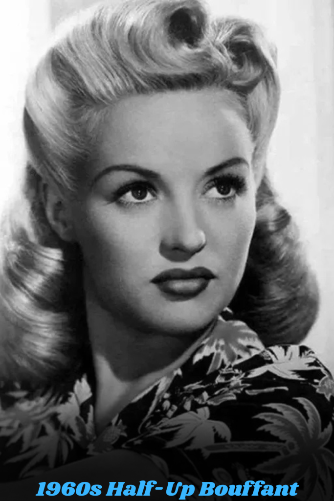 1960s Half-Up Bouffant