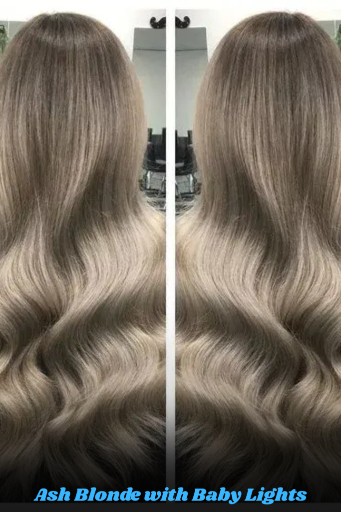 Ash Blonde with Baby Lights