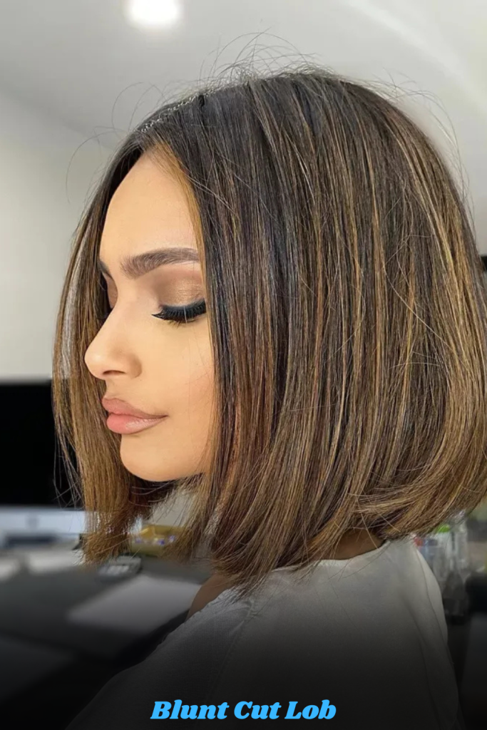 Blunt Cut Lob