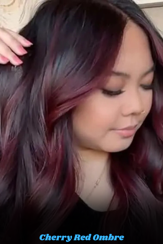 Cherry Red Ombre