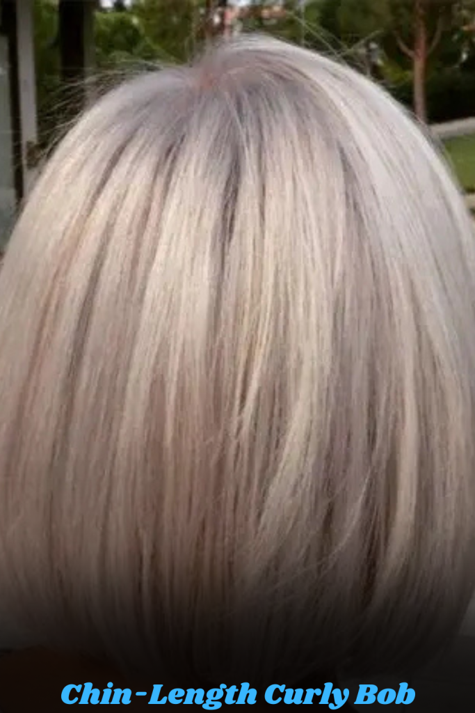 Chin-Length Curly Bob
