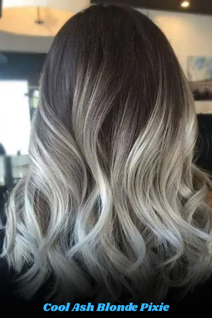 Cool Ash Blonde Pixie