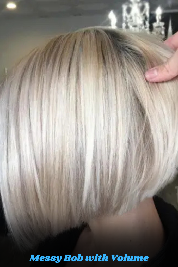 Messy Bob with Volume