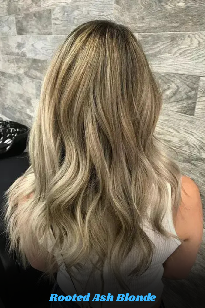 Rooted Ash Blonde
