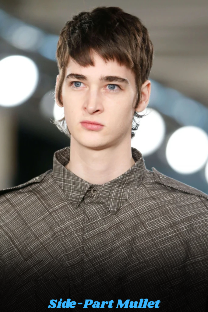 Side-Part Mullet