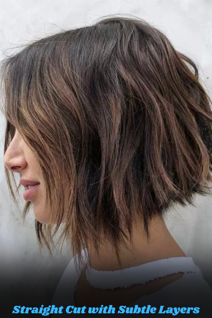 Straight Cut with Subtle Layers