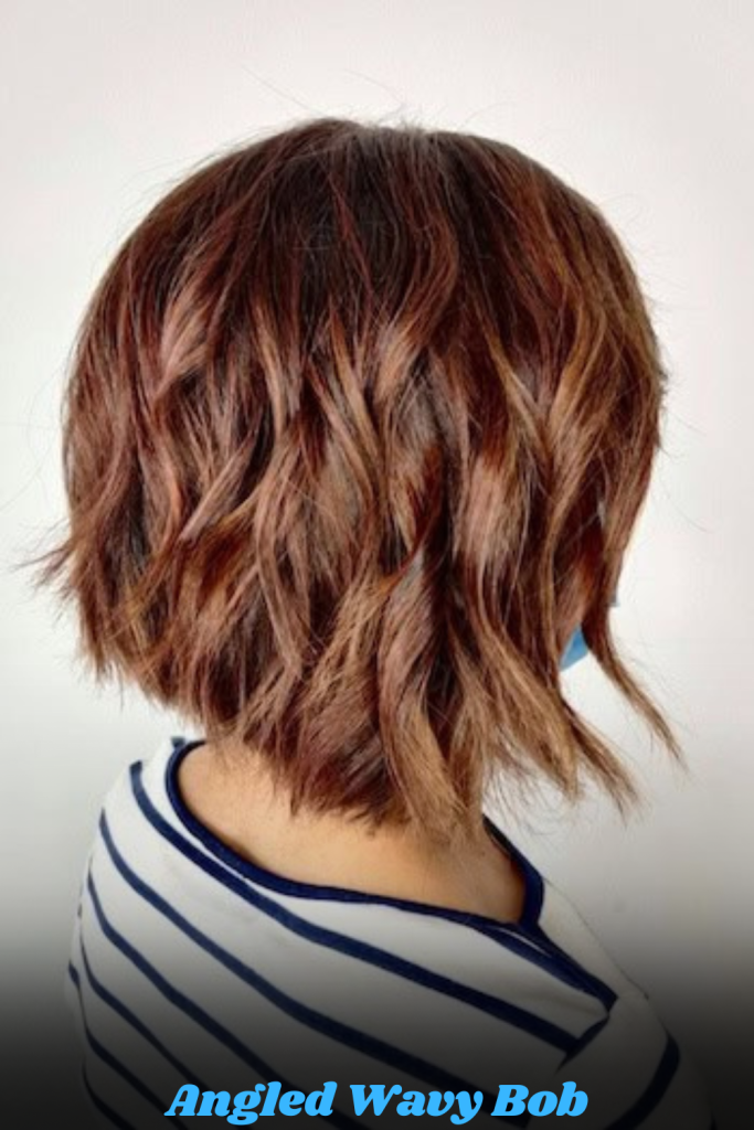 Angled Wavy Bob