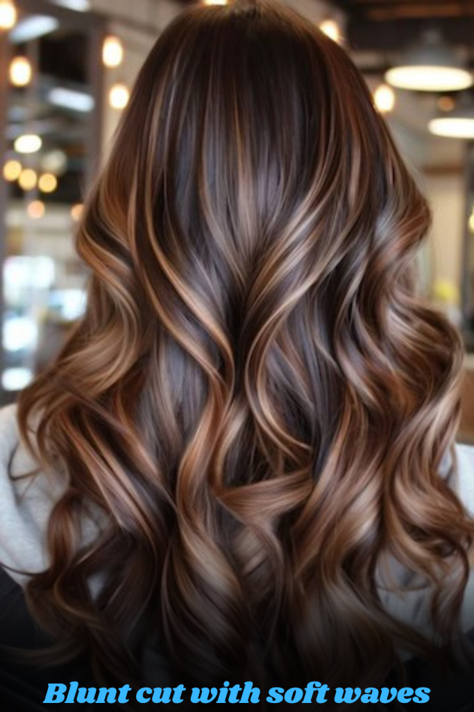 Blunt cut with soft waves