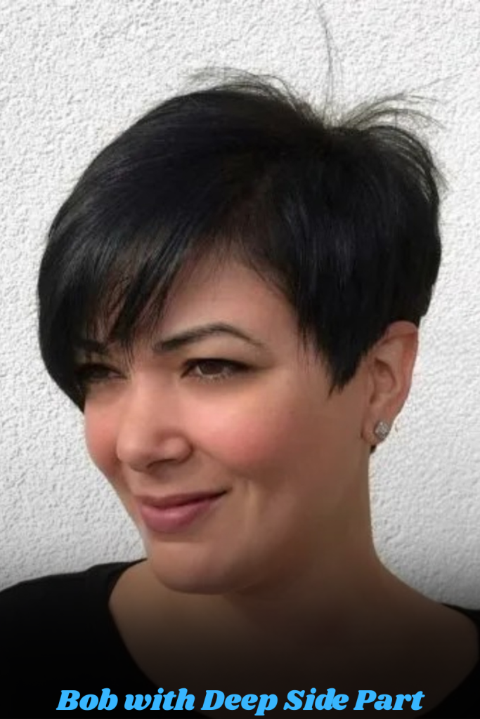 Bob with Deep Side Part