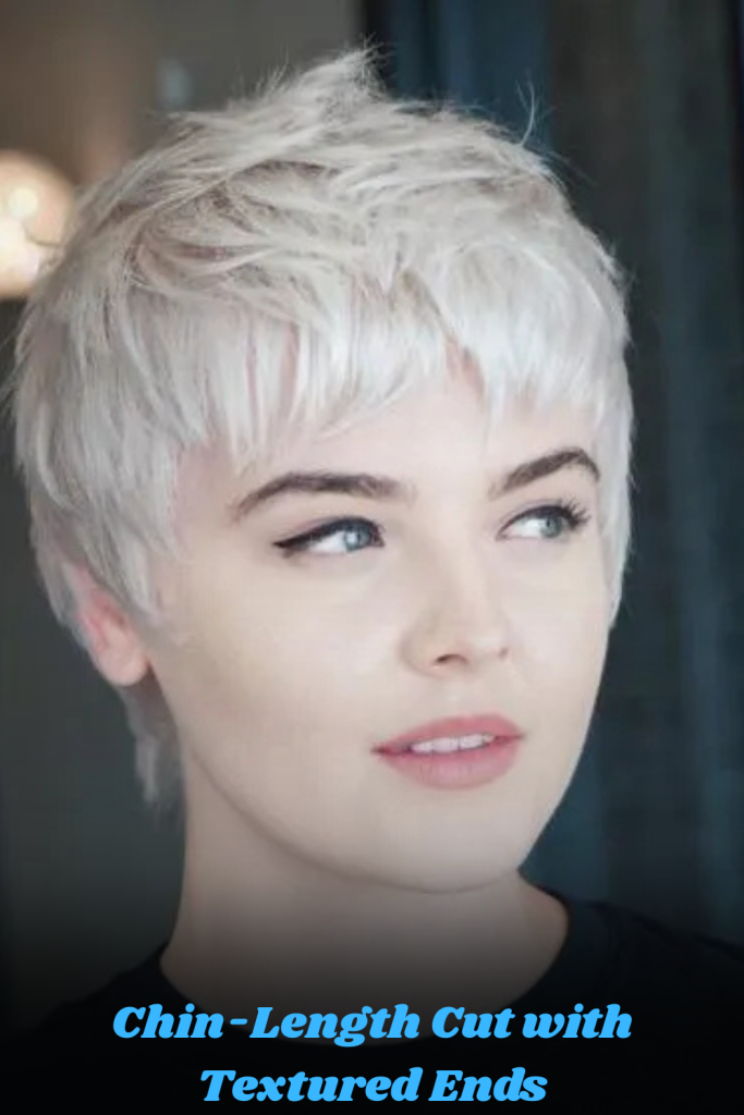 Chin-Length Cut with Textured Ends