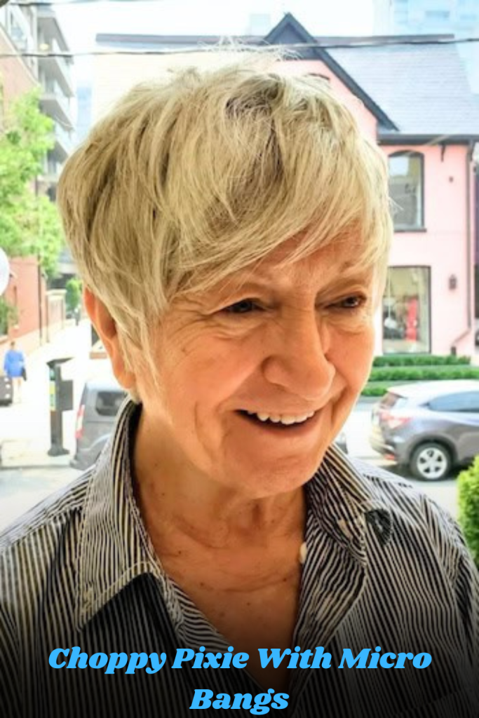 Choppy Pixie With Micro Bangs