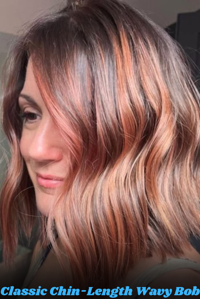 Classic Chin-Length Wavy Bob