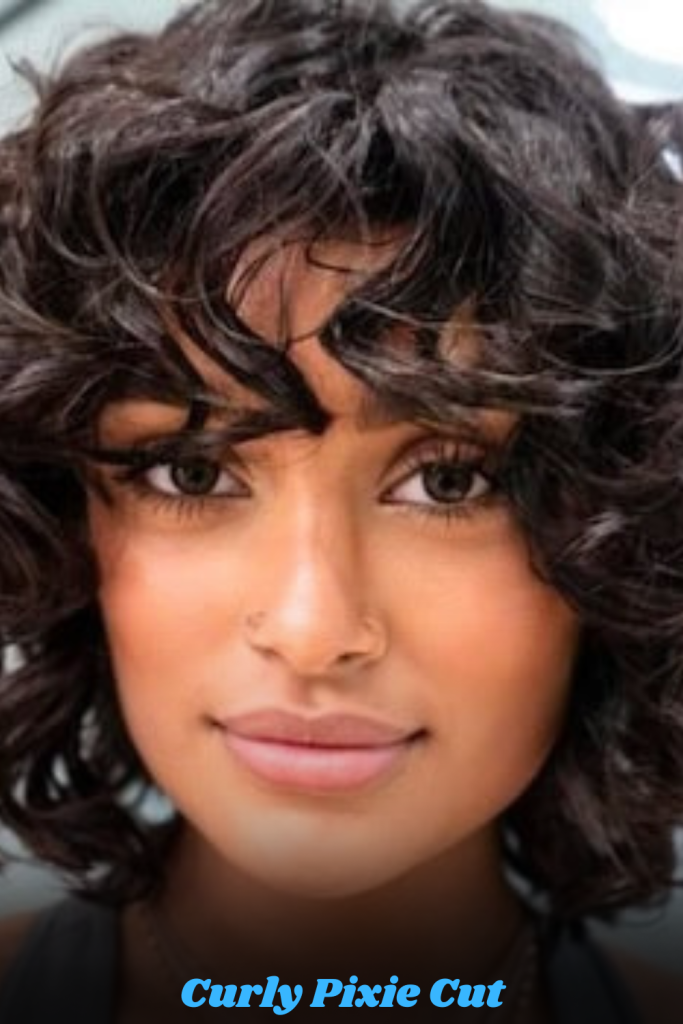 Curly Pixie Cut
