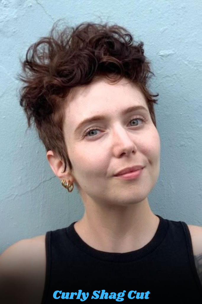 Curly Shag Cut