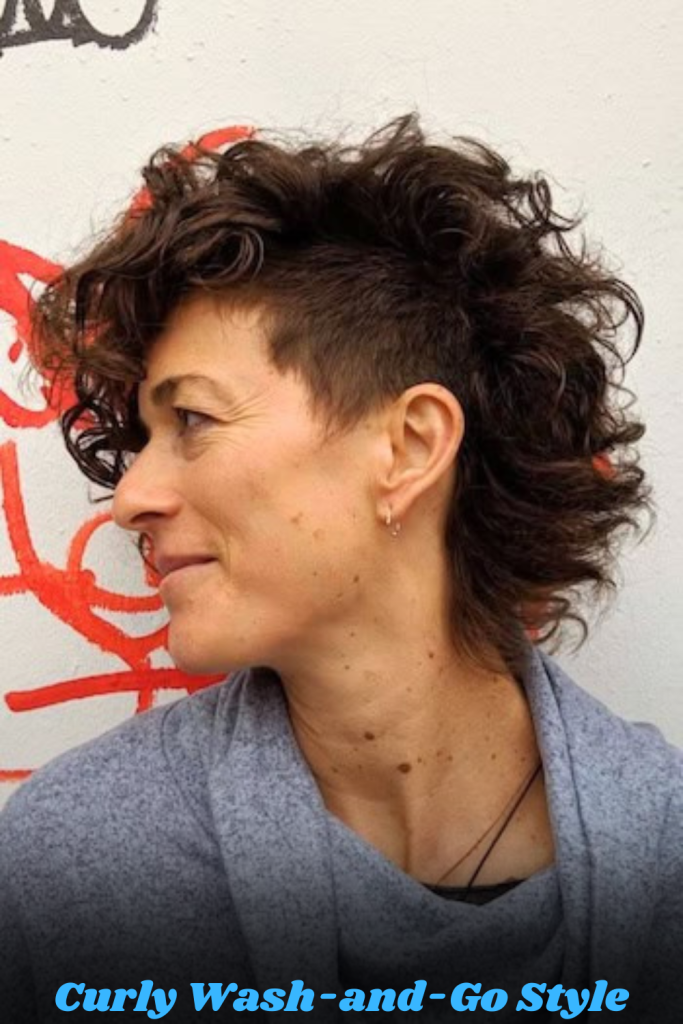 Curly Wash-and-Go Style