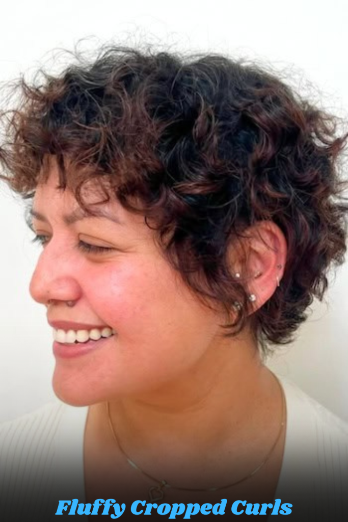 Fluffy Cropped Curls