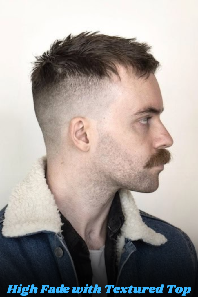 High Fade with Textured Top