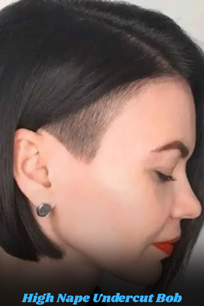 High Nape Undercut Bob