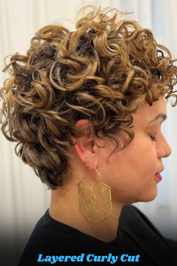 Layered Curly Cut