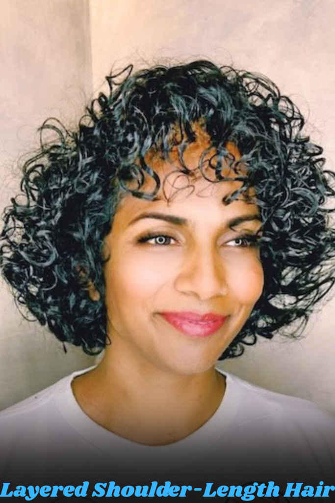 Layered Shoulder-Length Hair