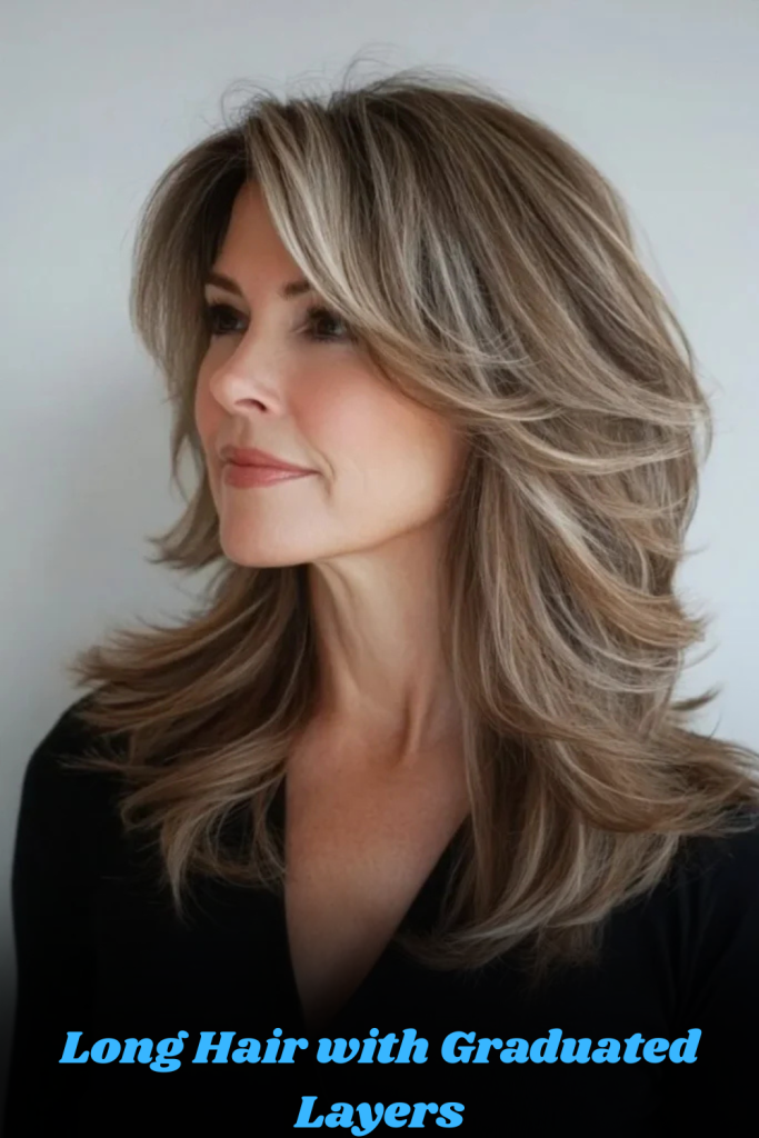 Long Hair with Graduated Layers