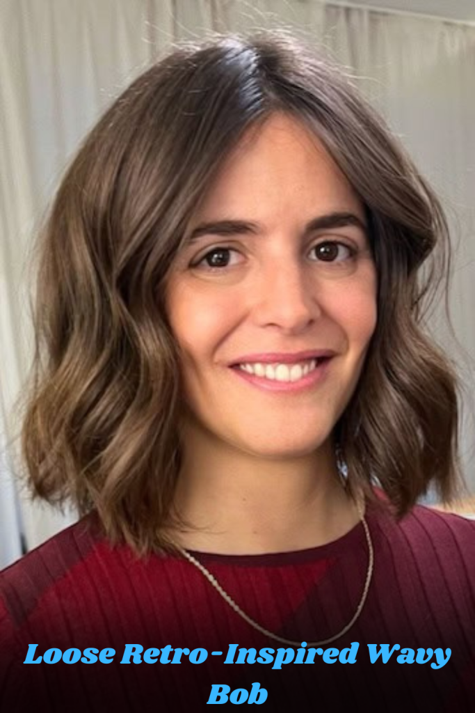Loose Retro-Inspired Wavy Bob