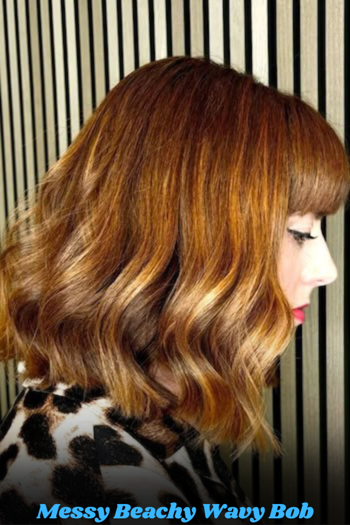 Messy Beachy Wavy Bob