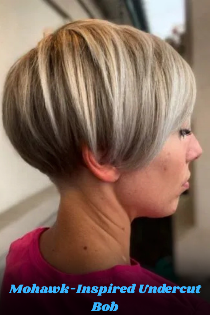 Mohawk-Inspired Undercut Bob