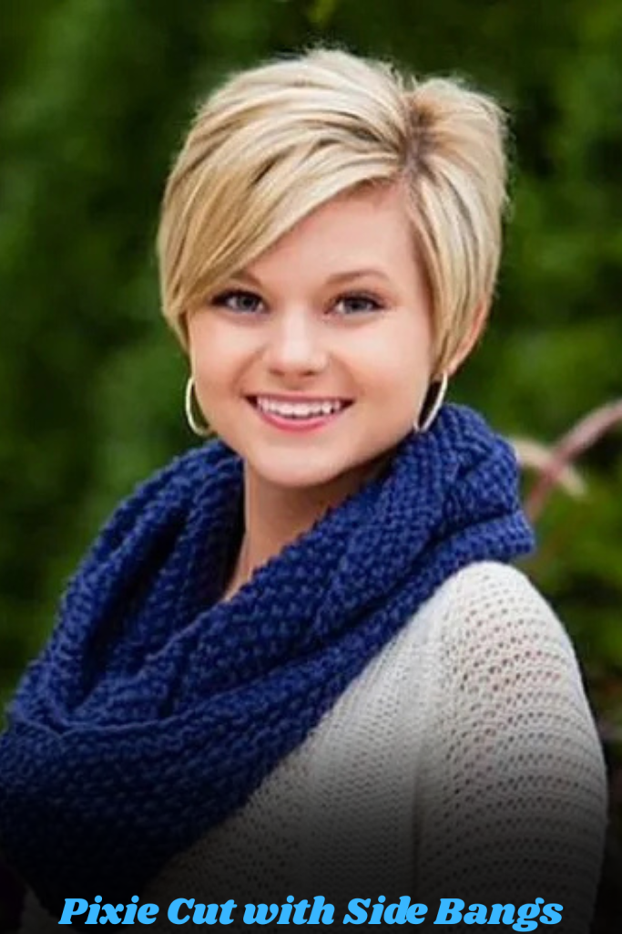 Pixie Cut with Side Bangs