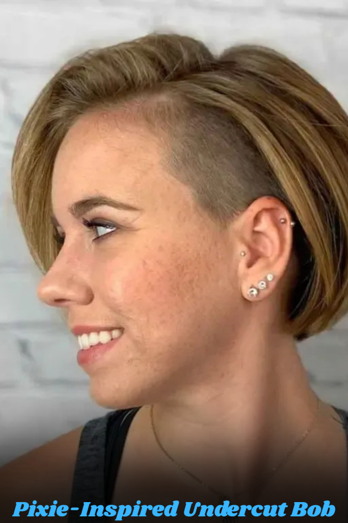 Pixie-Inspired Undercut Bob
