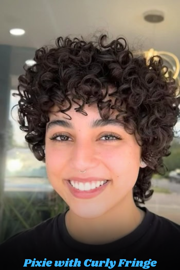 Pixie with Curly Fringe