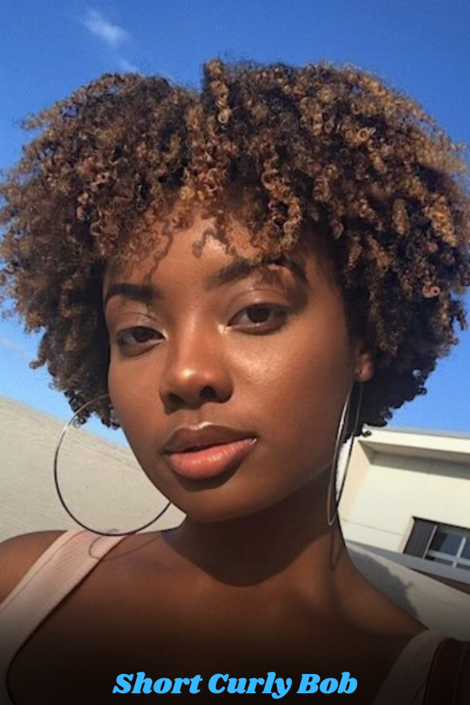 Short Curly Bob