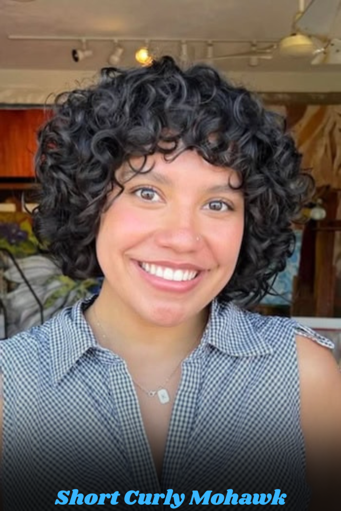 Short Curly Mohawk