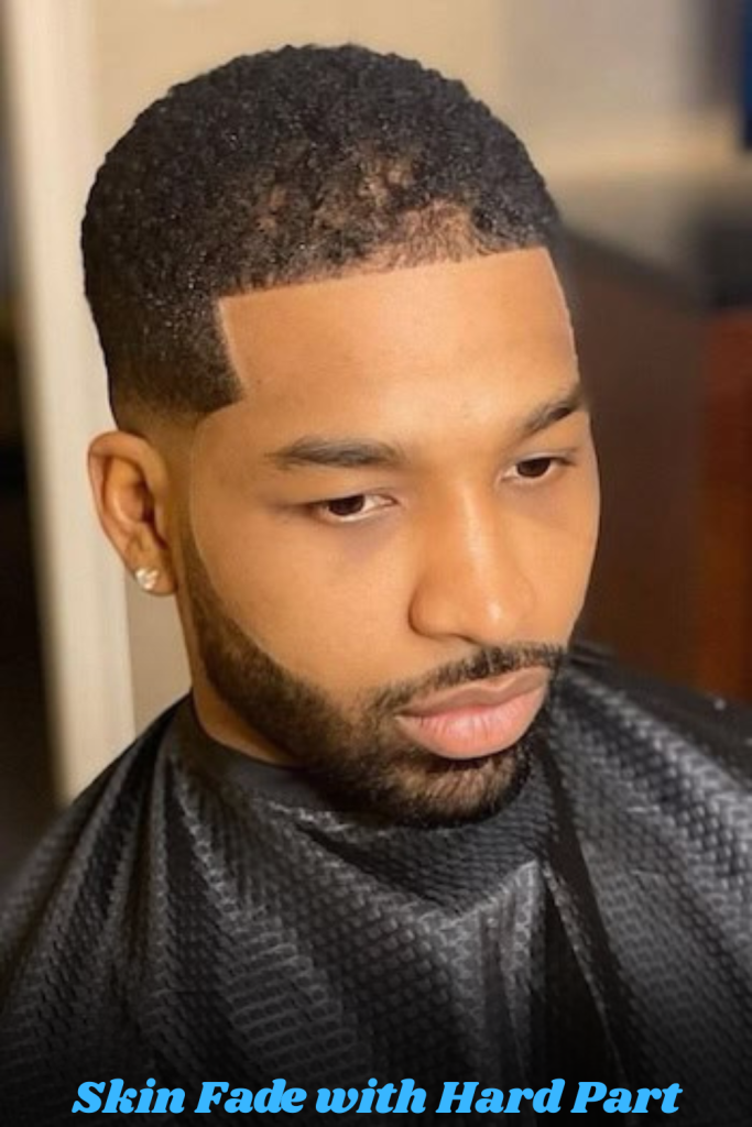 Skin Fade with Hard Part