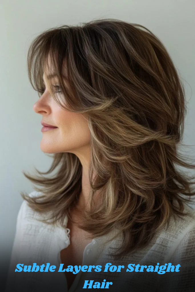 Subtle Layers for Straight Hair