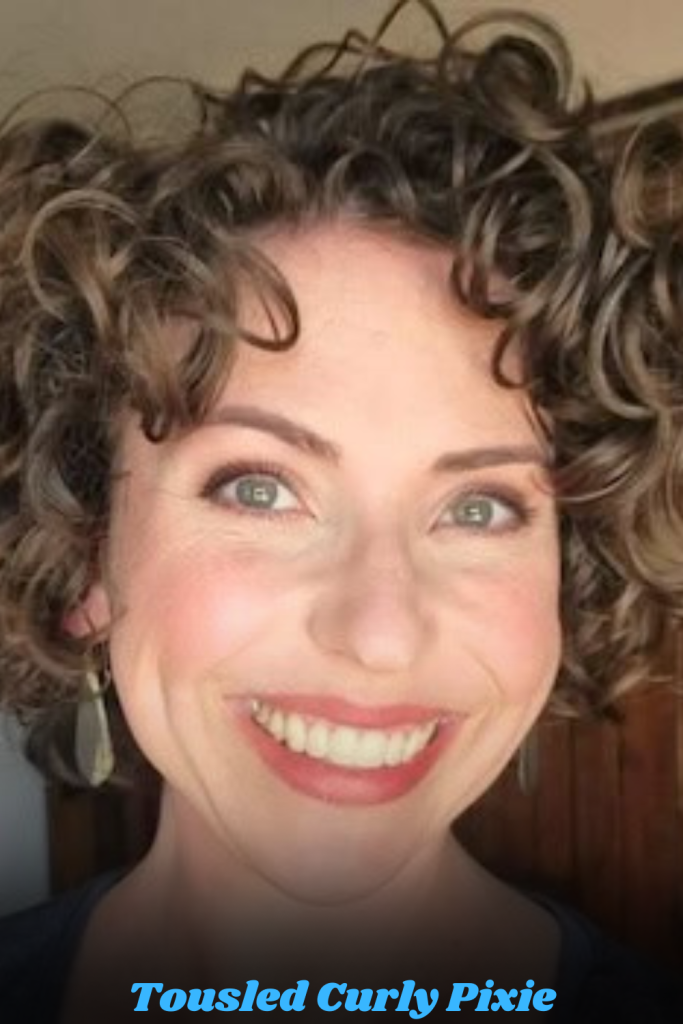 Tousled Curly Pixie