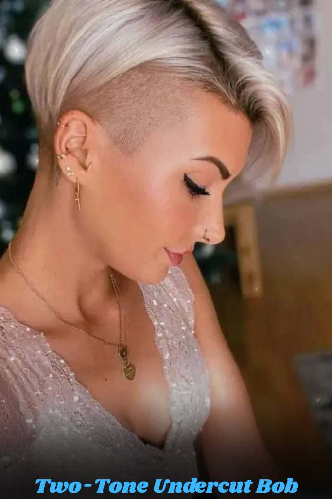 Two-Tone Undercut Bob