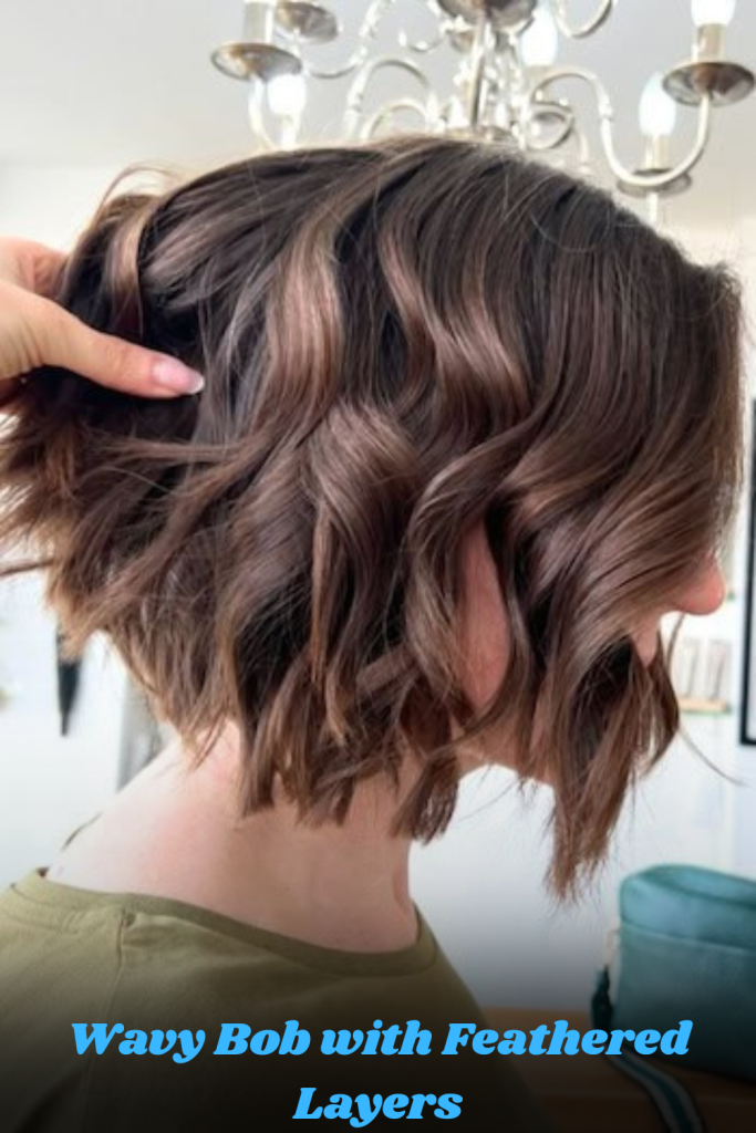 Wavy Bob with Feathered Layers